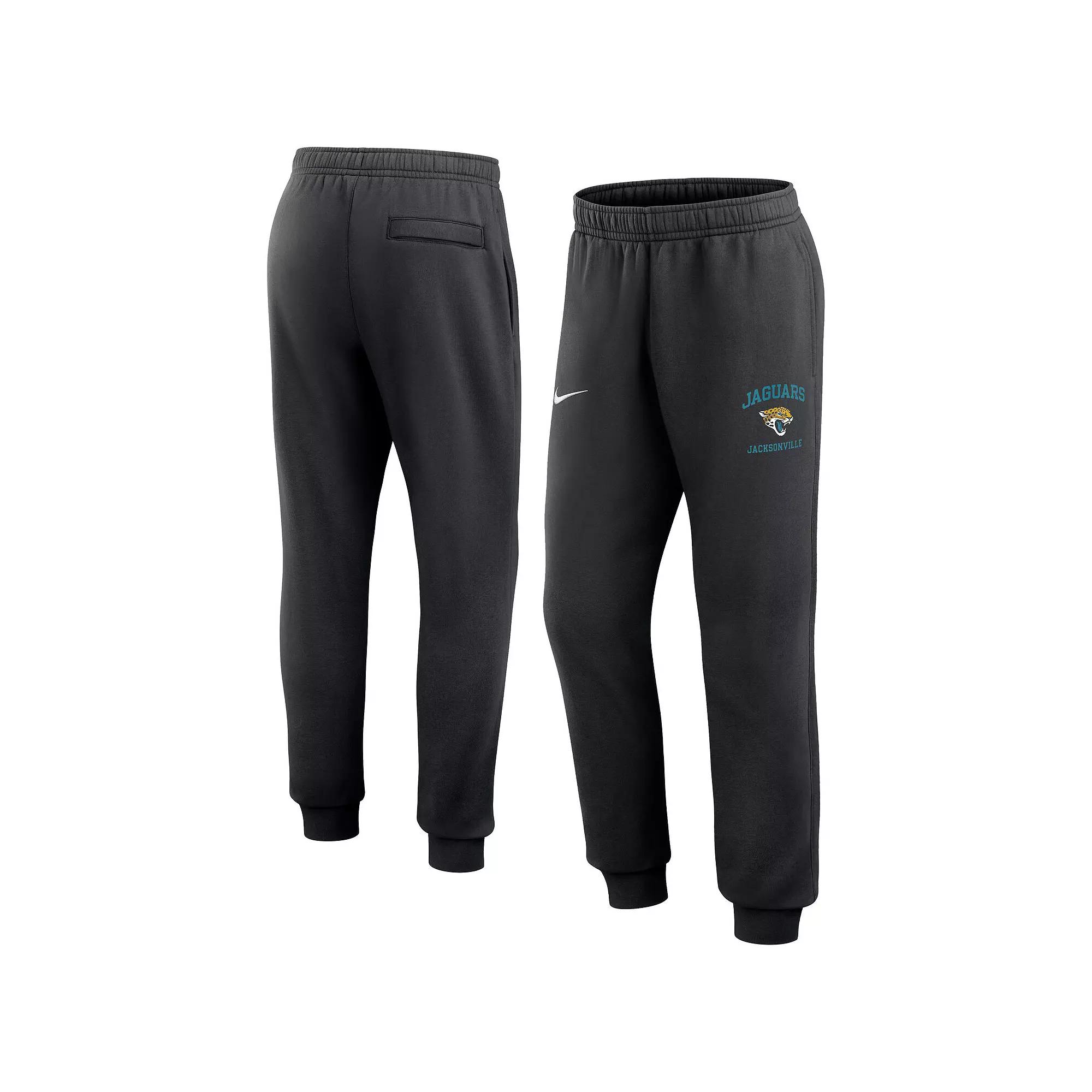 Men's Nike Black Jacksonville Jaguars Rewind Club Joggers, Size: Large Product Image