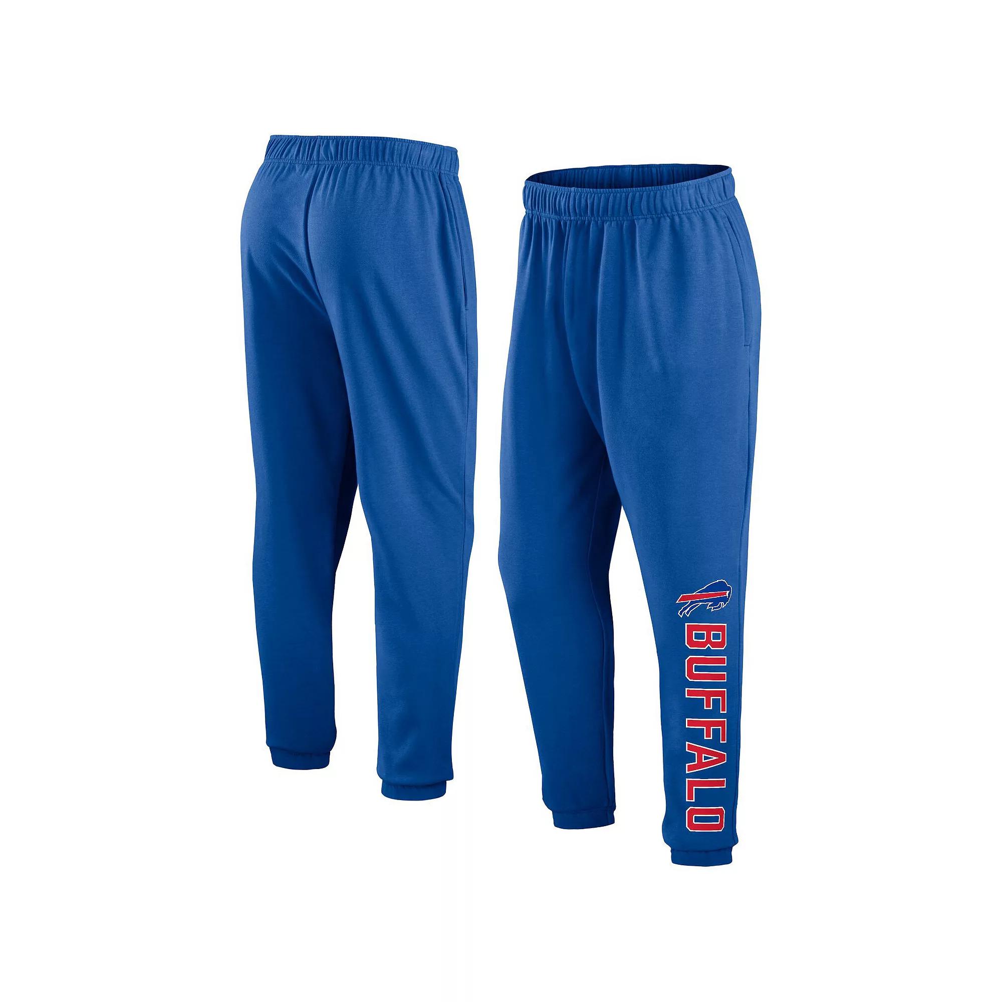 Men's Fanatics Branded Red Wisconsin Badgers Chop Block Fleece Sweatpants,  Product Image