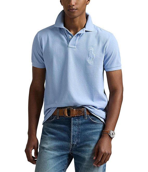 Polo Ralph Lauren Classic Fit Big Pony Mesh Short Sleeve Polo Shirt Product Image