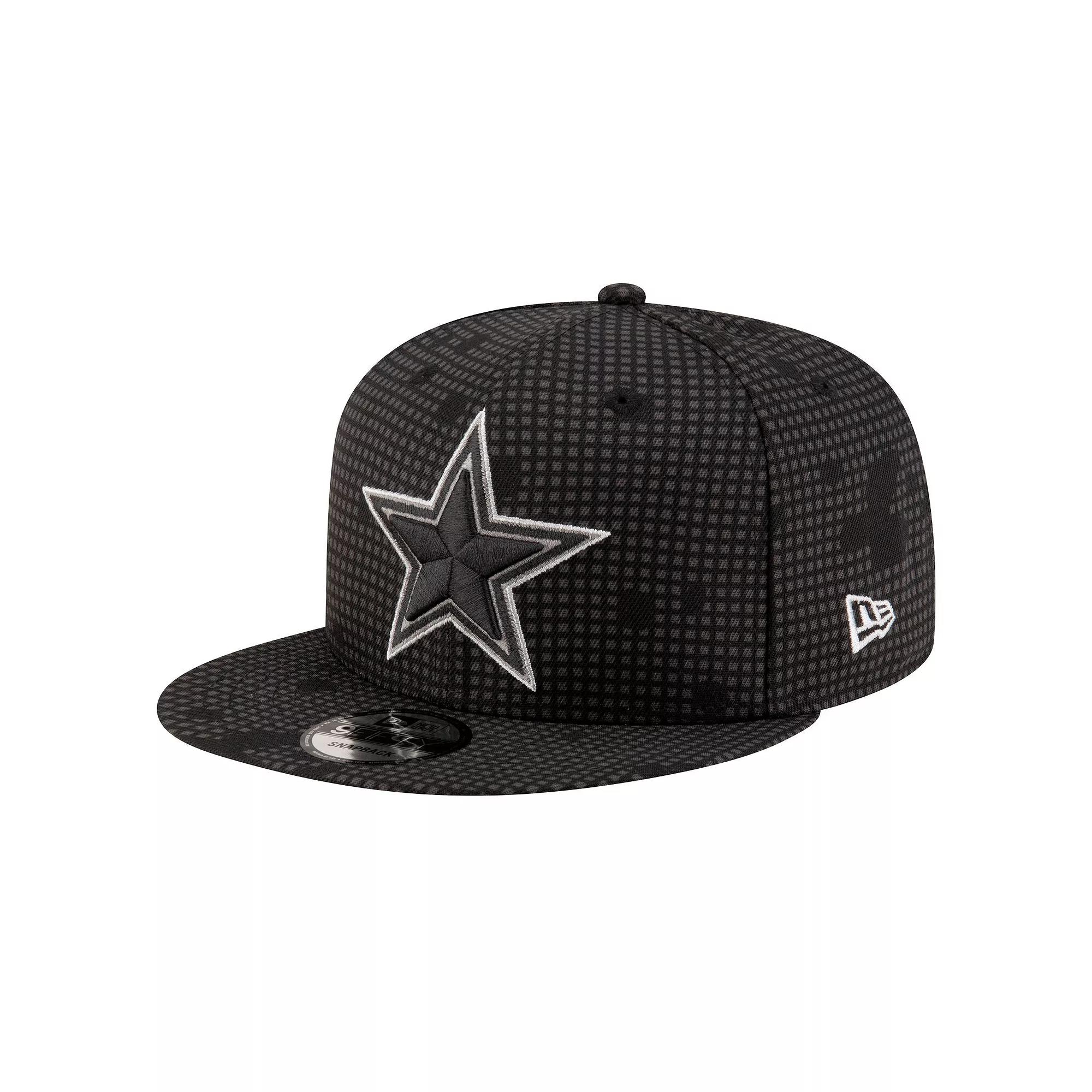 Men's New Era Graphite Dallas Cowboys Midnight Ink Pop Outline 9FIFTY Snapback Hat, Dark G Product Image