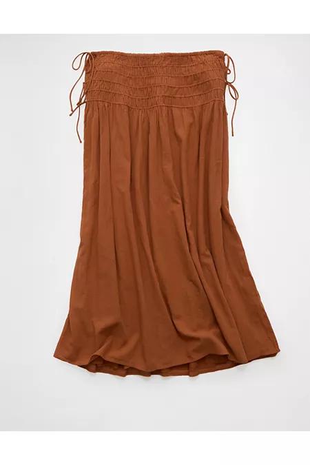 AE High-Waisted Tie Side Maxi Skirt Women's Product Image