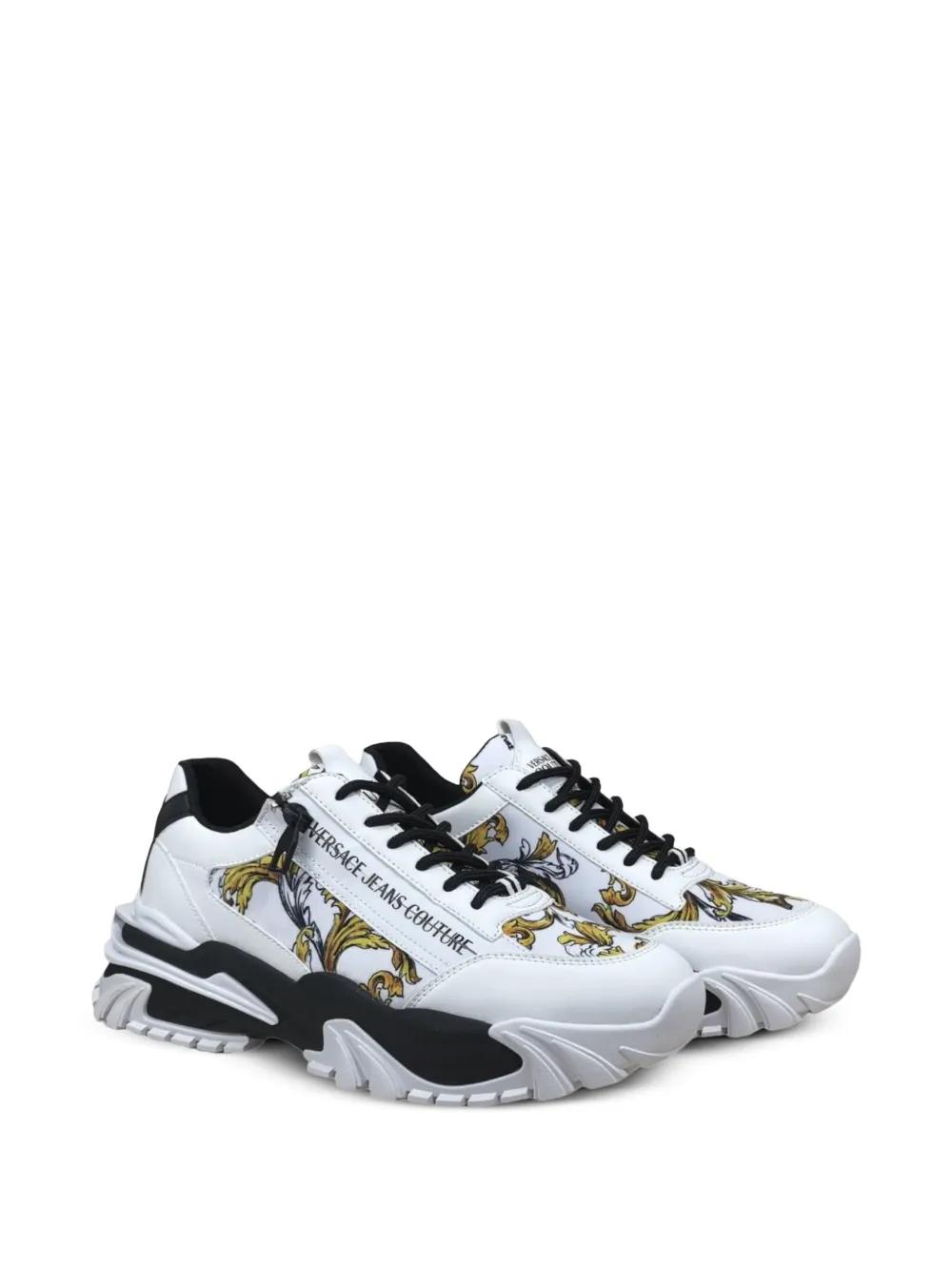 Barocco-print sneakers Product Image