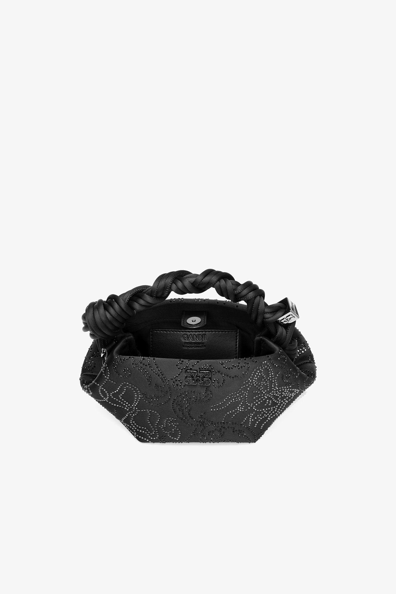 Black Rhinestone Mini GANNI Bou Bag Product Image