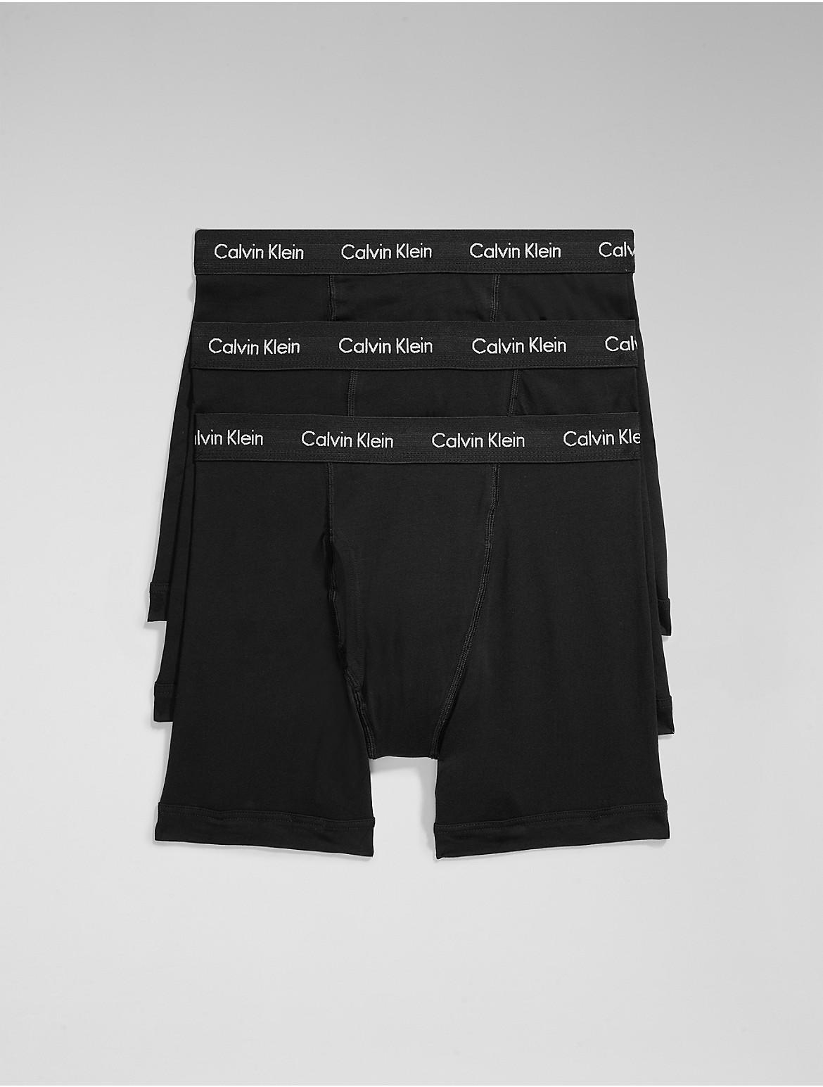 Calvin Klein Cotton Stretch Moisture Wicking Boxer Briefs, Pack of 3 Product Image