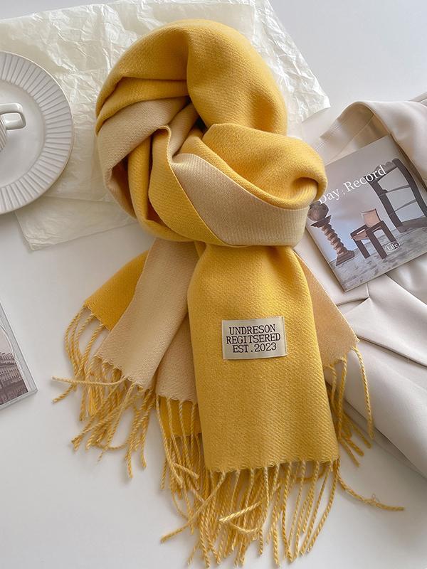 Keep Warm Tasseled Shawl&Scarf Product Image