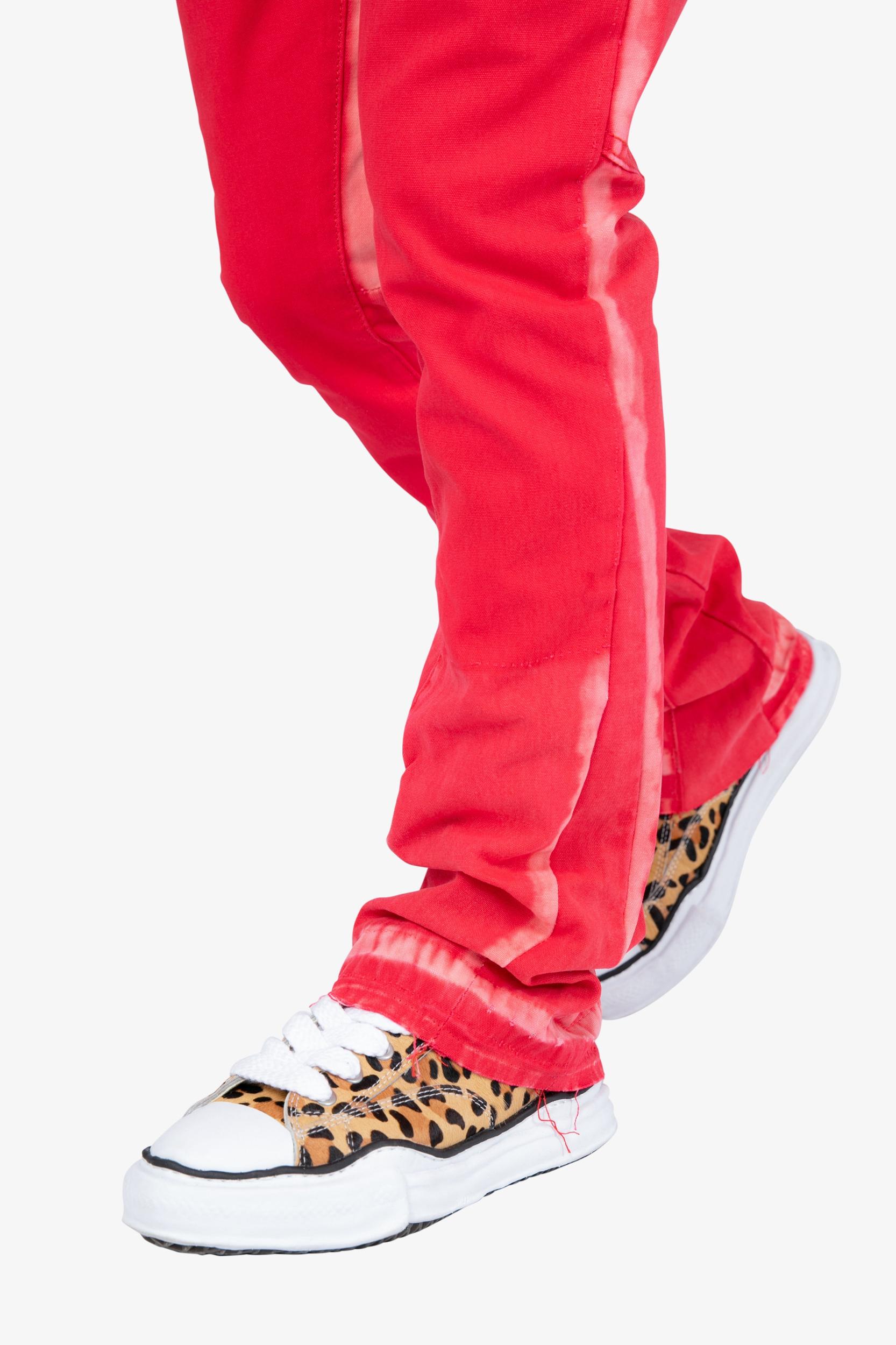 B404 Flare Denim - Red Male Product Image