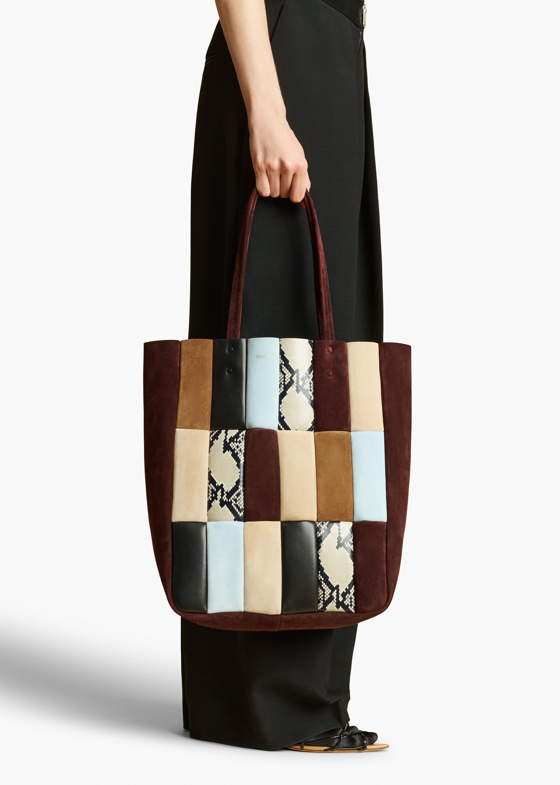 Zoe Tote in Rouge Noir Multi Leather Product Image