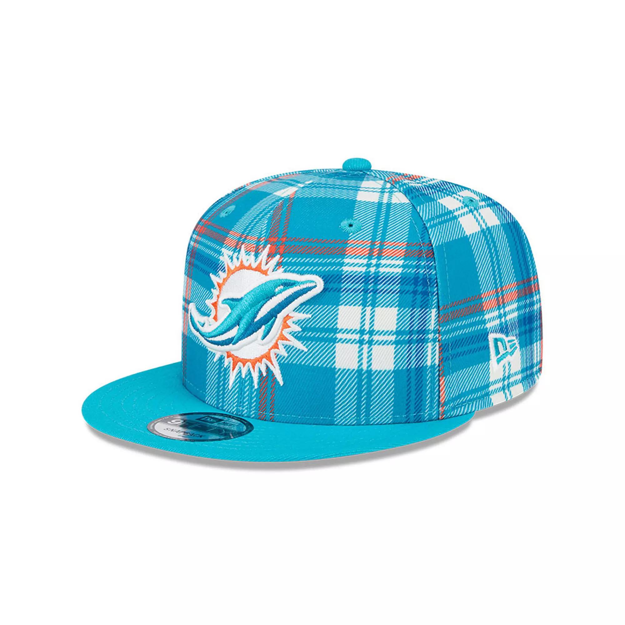 Men's New Era Aqua Miami Dolphins 2024 Sideline Statement 9FIFTY Snapback Hat, Turquoise A Product Image
