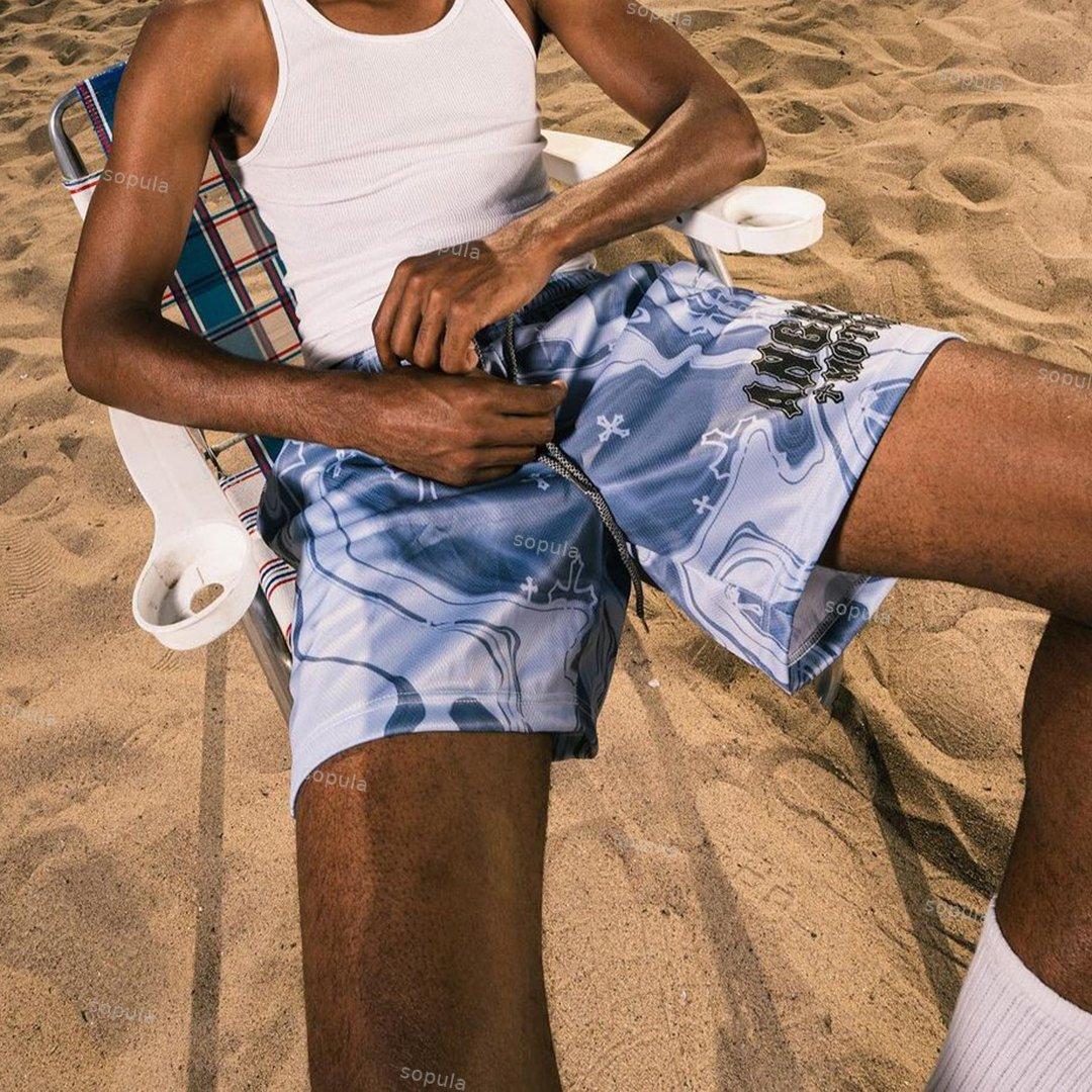 Sopula Angelic Motion Cross Street Mesh Shorts Product Image