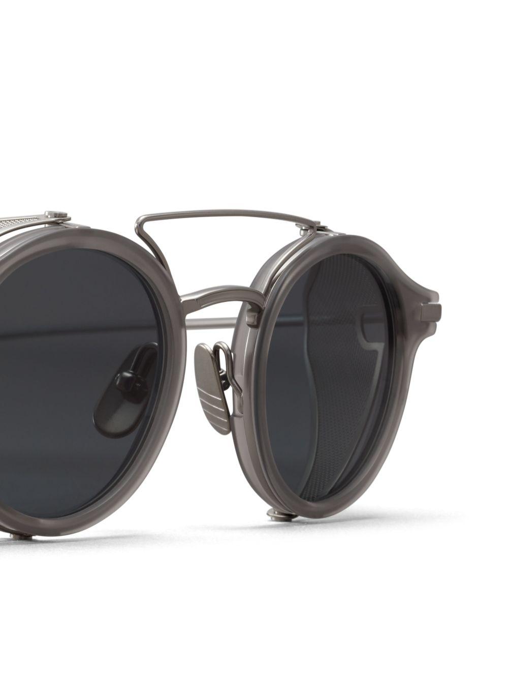 round-frame side-shields sunglasses Product Image