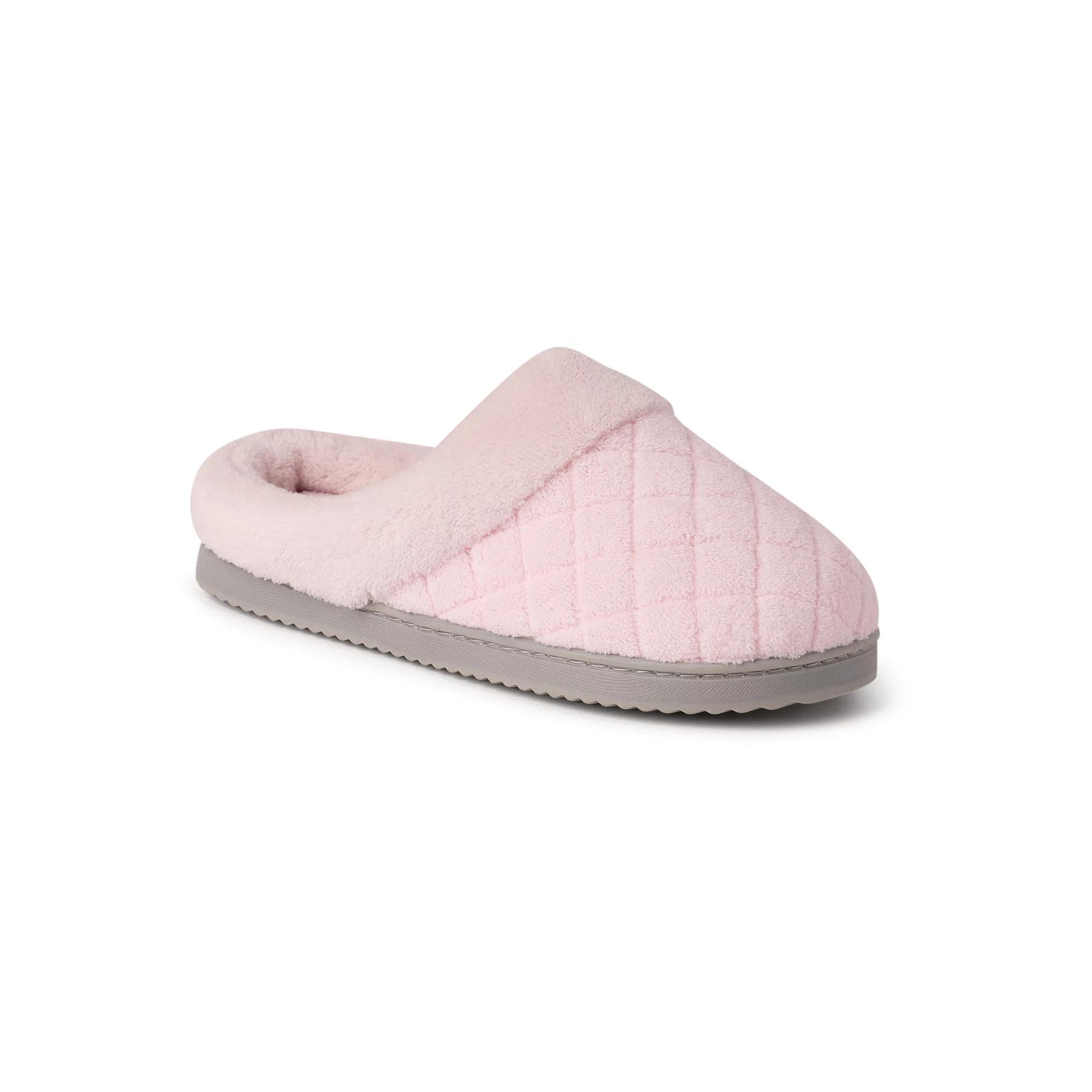 Dearfoams Libby Womens Quilted Terry Clog Slippers Product Image