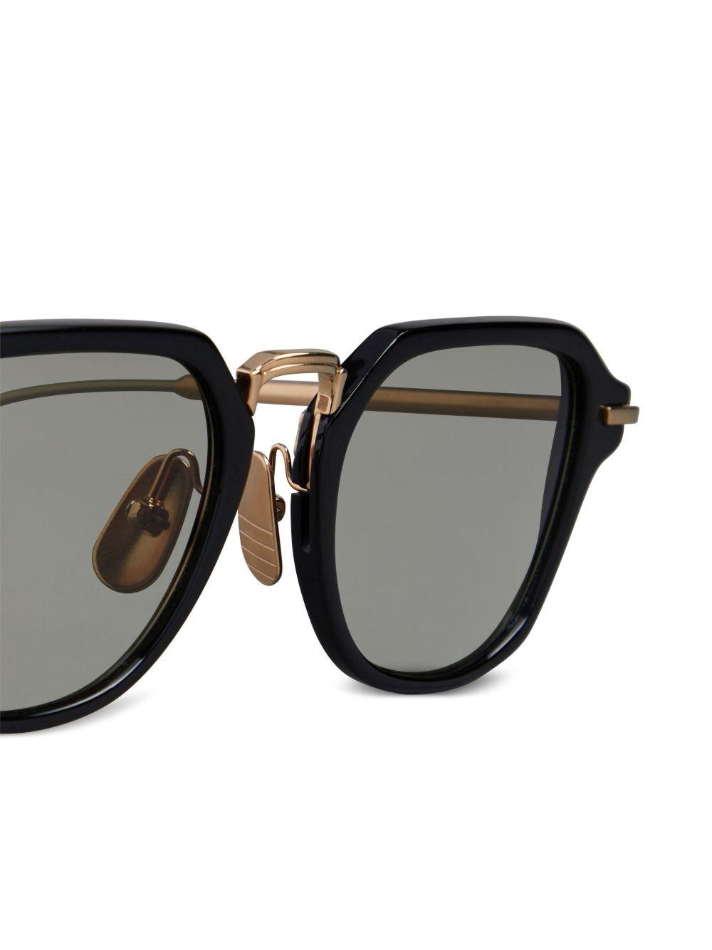 geometric-frame tinted sunglasses Product Image