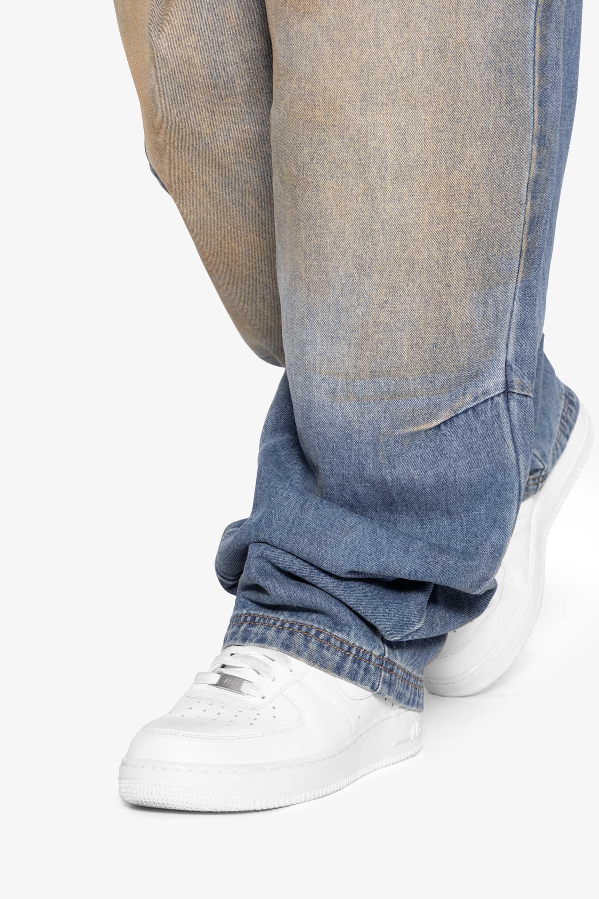 Ultra Baggy Barn Vintage Denim - Blue Product Image