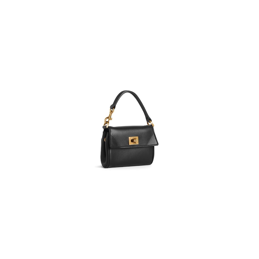 Women's Rodeo Micro Bag Charm in Black Product Image