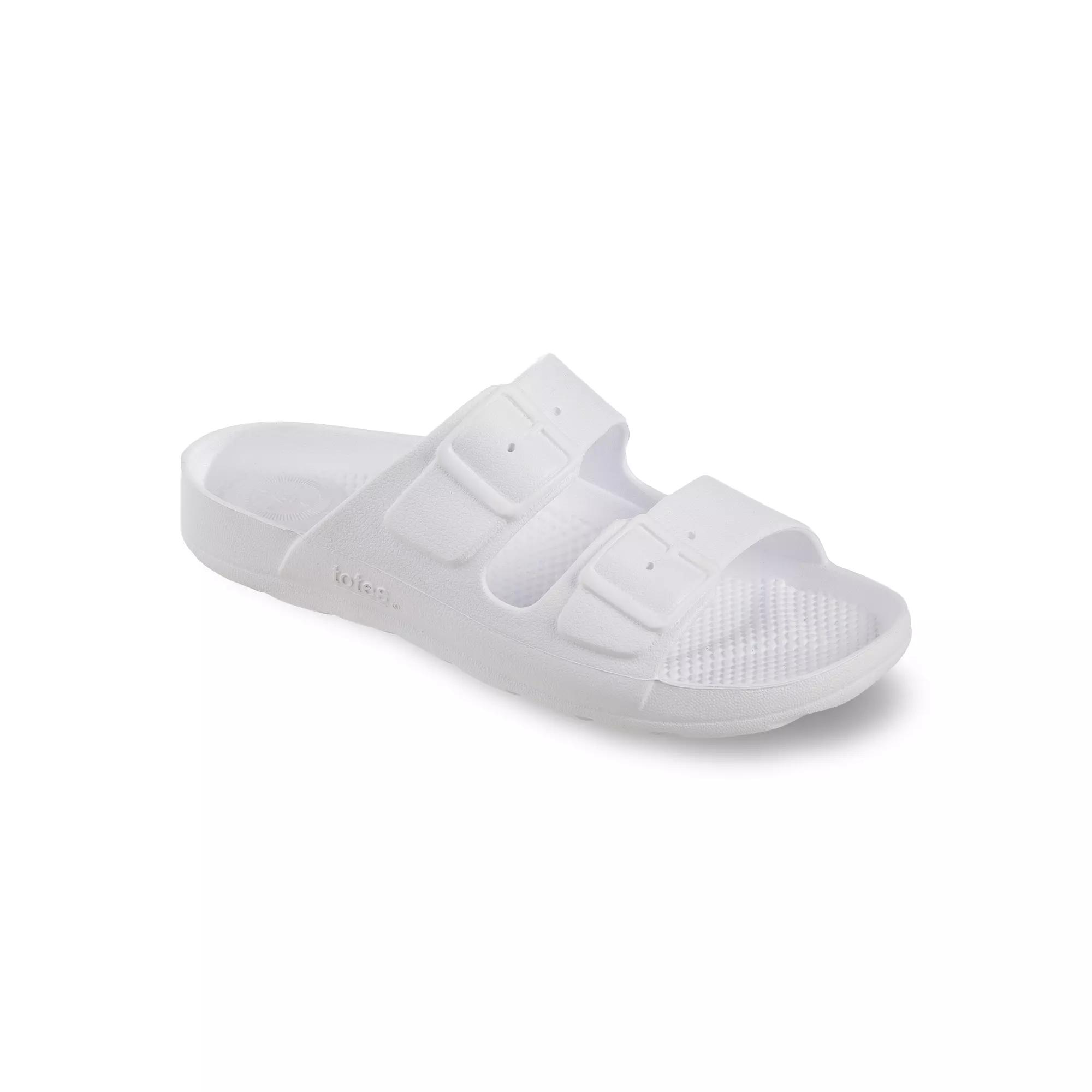 totes Solbounce Women's Molded Buckle Slide Sandals,  Product Image