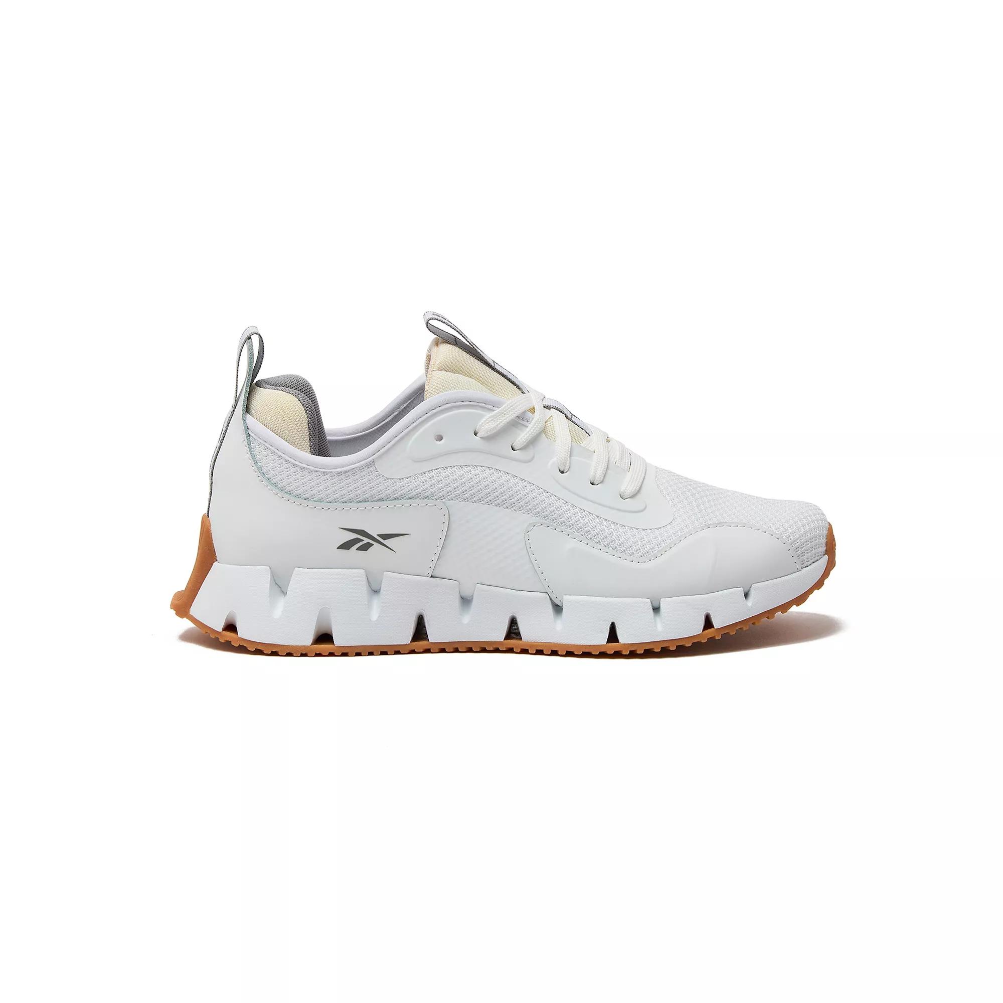 Reebok Zig Dynamica G Men's Tennis Shoes, Size: 8.5, White Gray Gum Product Image