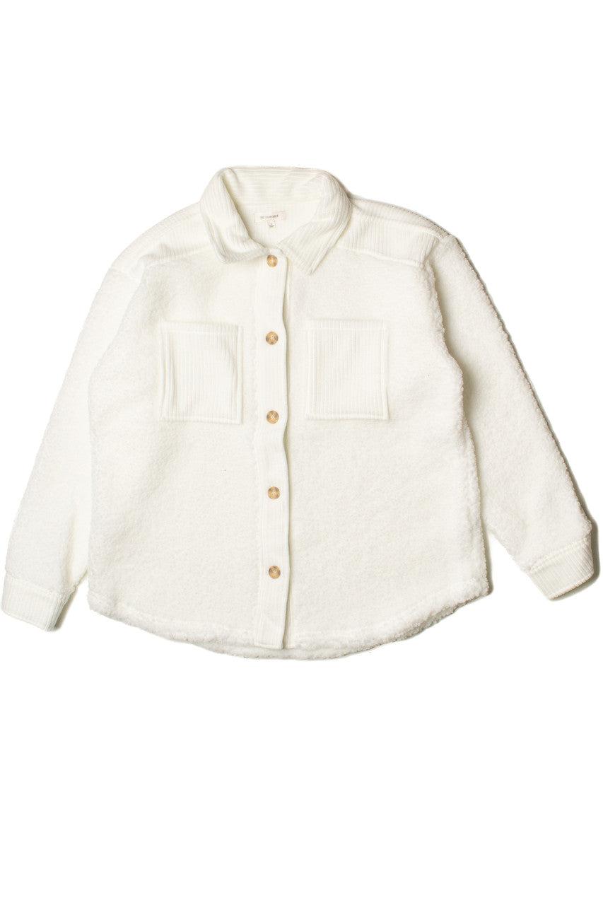 Contrast Sherpa Shacket Product Image