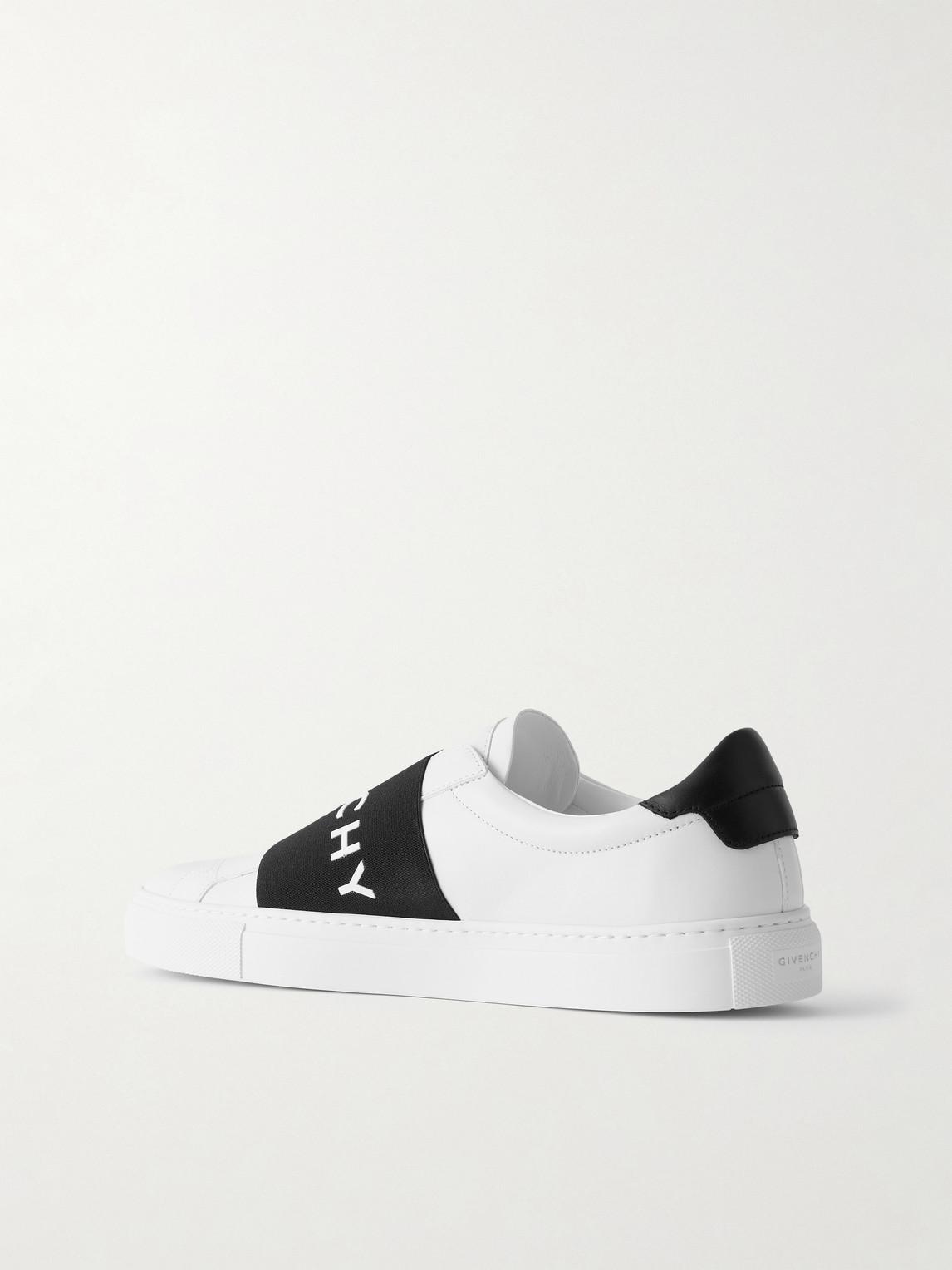 GIVENCHY Urban Street Sneakers In Leather With Elastic Band In Multi Product Image