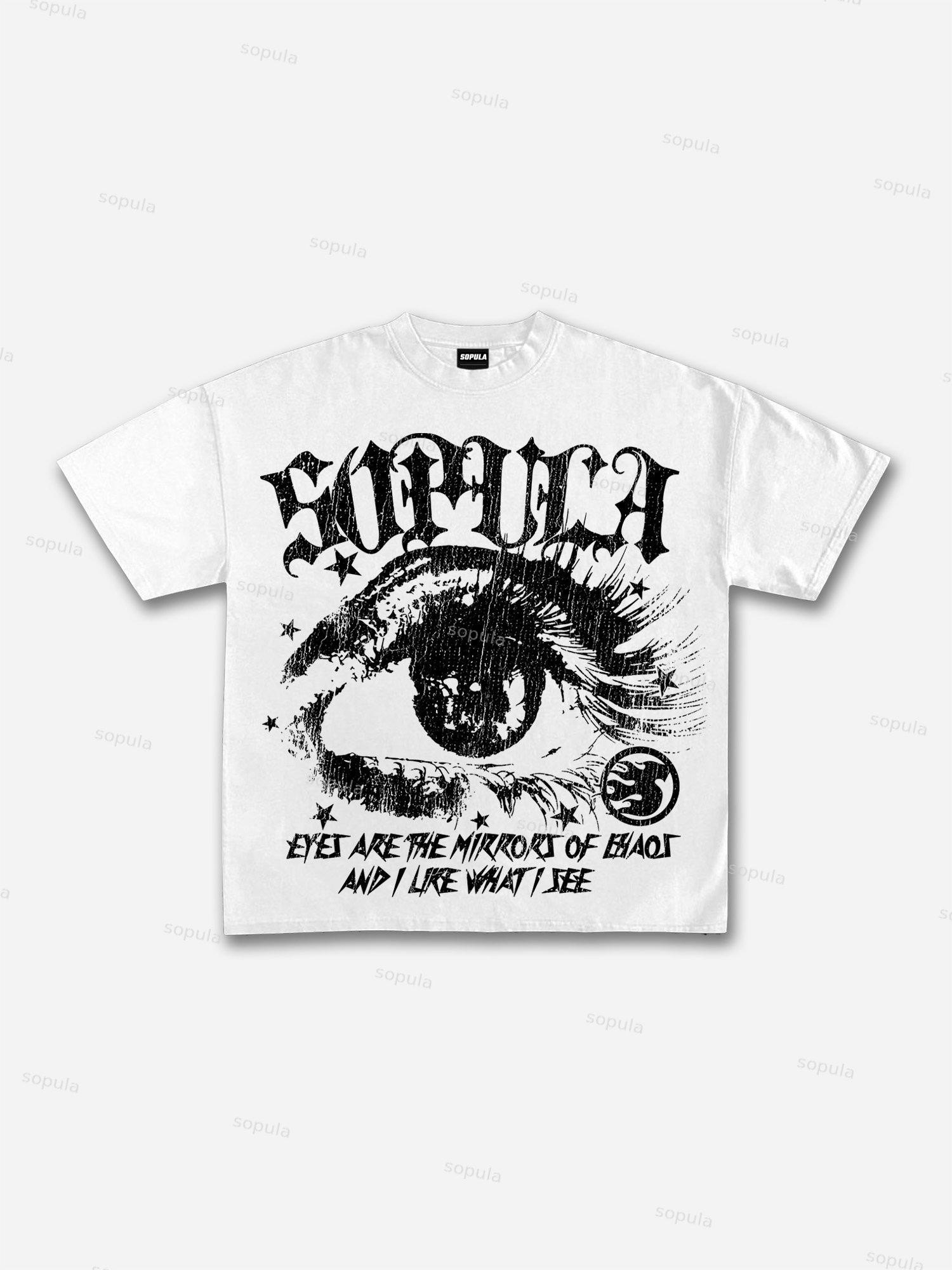 Sopula Star Eyes Graphic Cotton T-shirt Product Image
