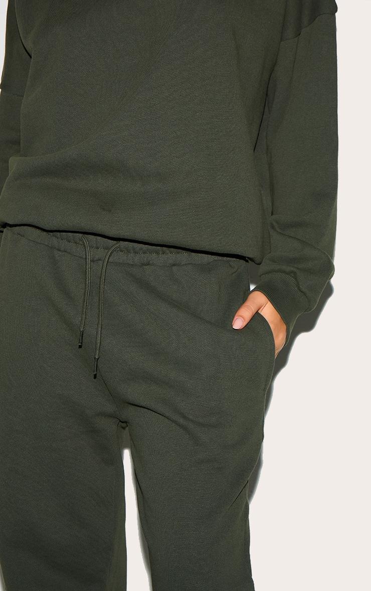 Khaki Premium Cuffed Sweat Sweatpants Product Image