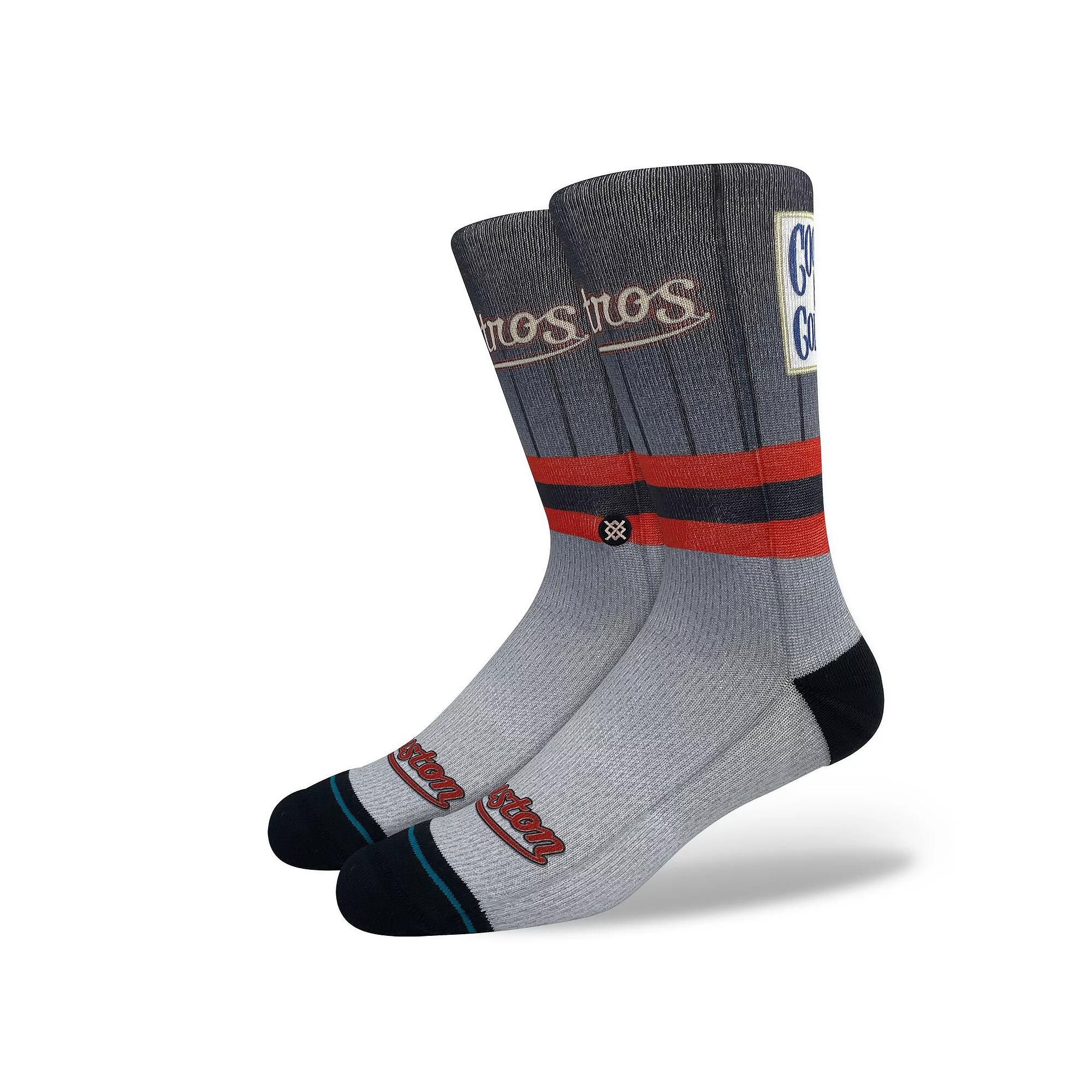 Men's Stance Houston Astros Cooperstown Collection Crew Socks, Size: Large, Team Product Image