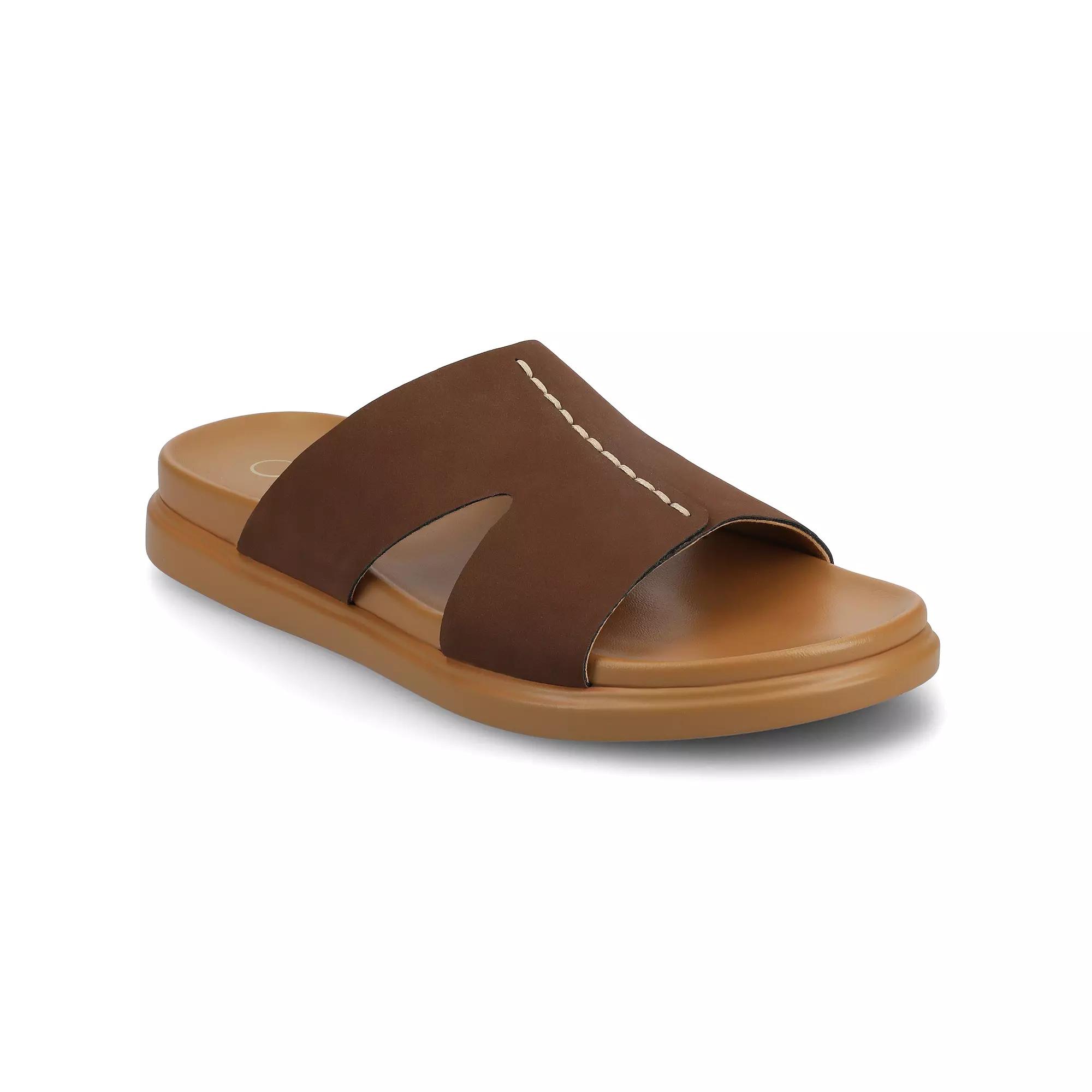 Journee Women's Misey Single Band Slip-On Sandals,  Product Image