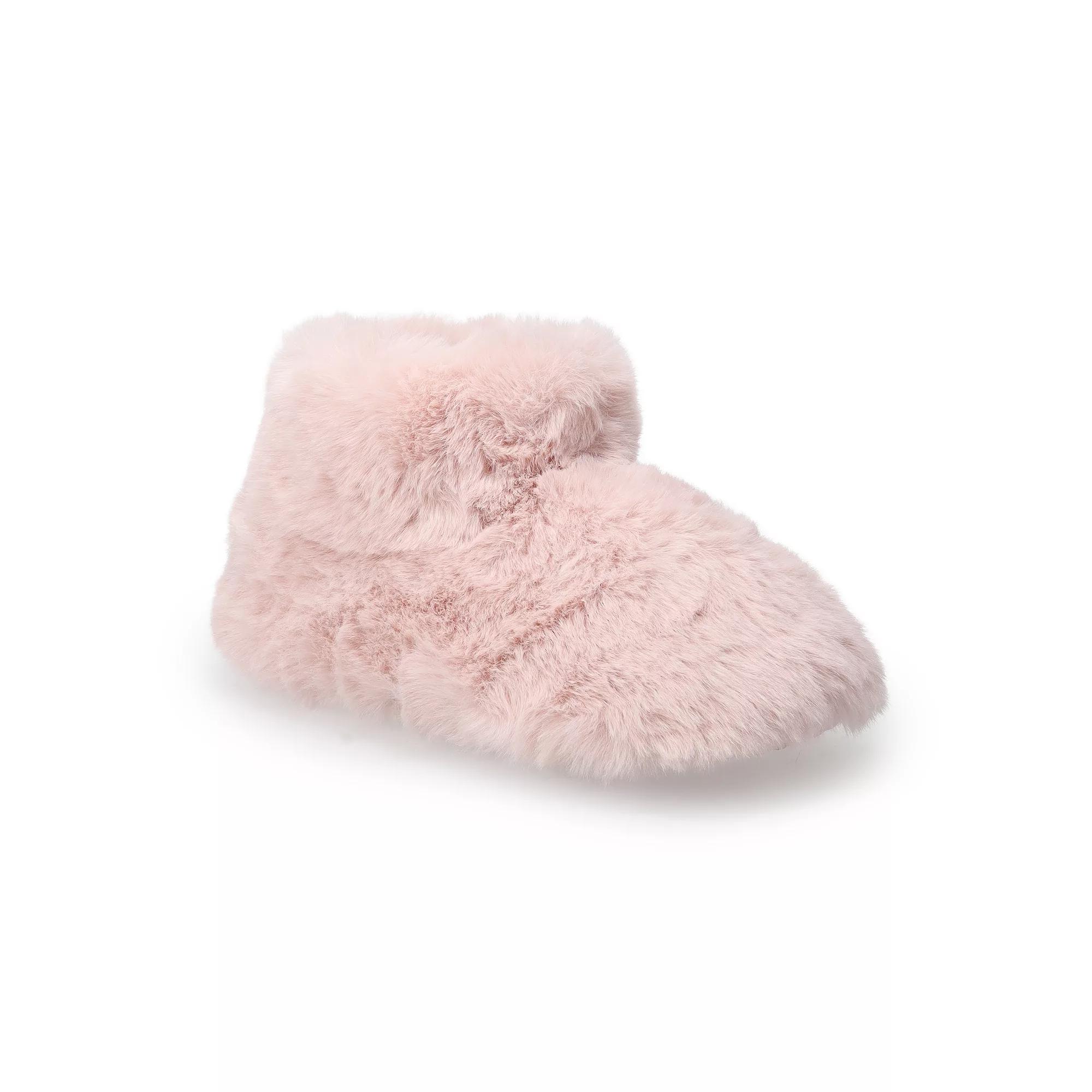 LC Lauren Conrad Piarry Women's Faux Fur Slip-On Boots,  Product Image