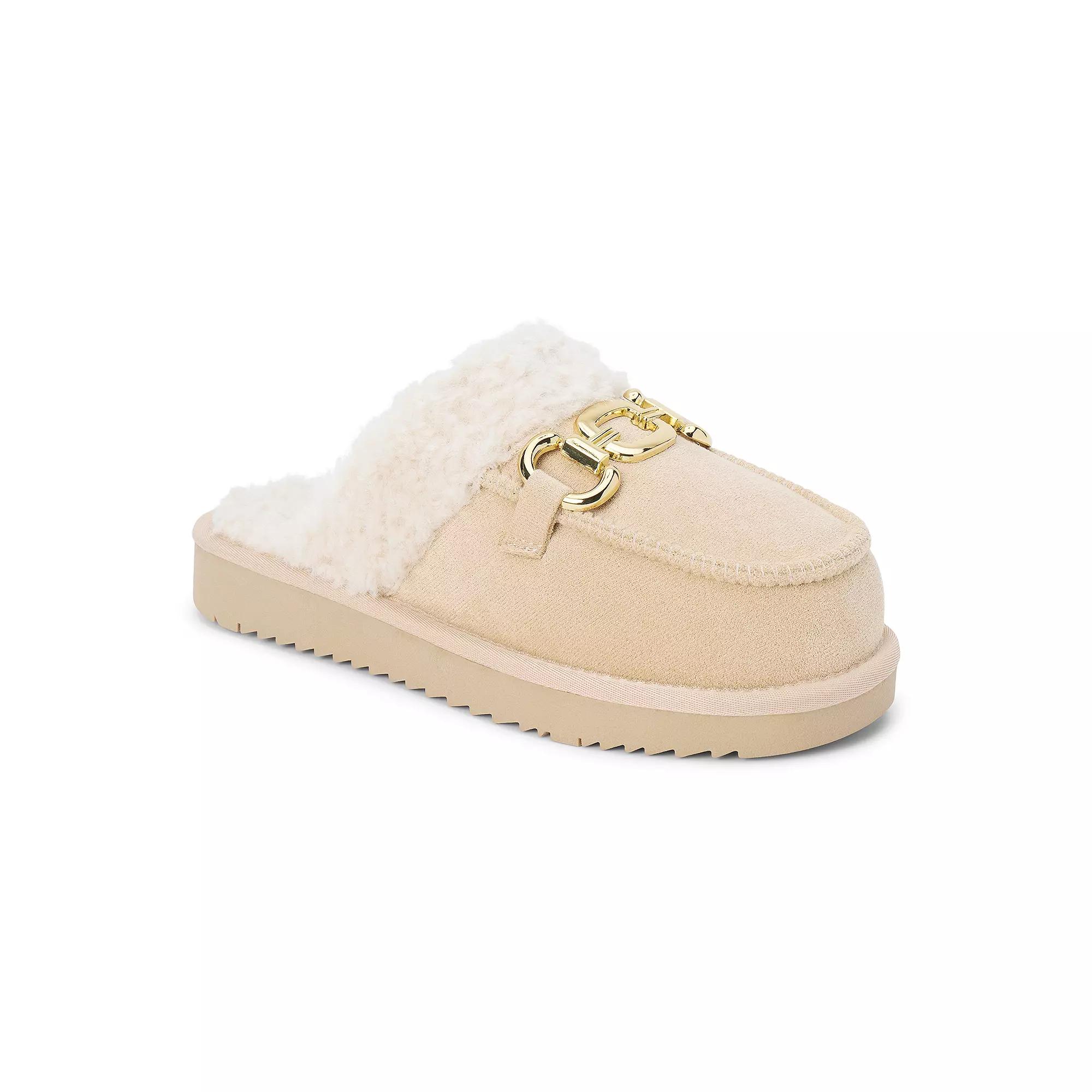 London Rag Nongai Women's Slip-On Mules, Size: 8.5, Beige Product Image