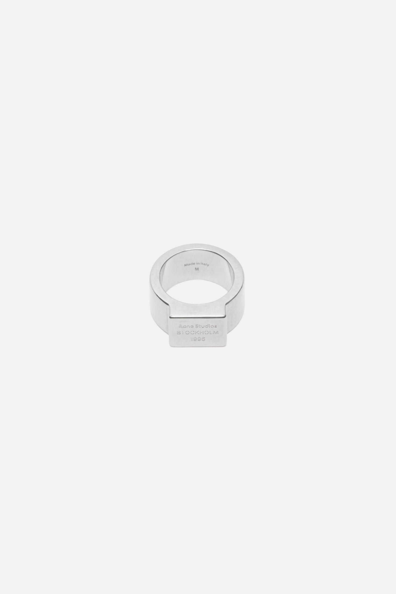 Logo engraved signet ring Product Image