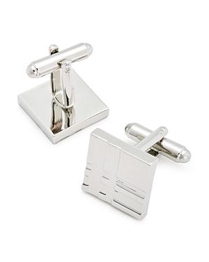 Link Up Engraved Plaid Square Cufflinks Product Image