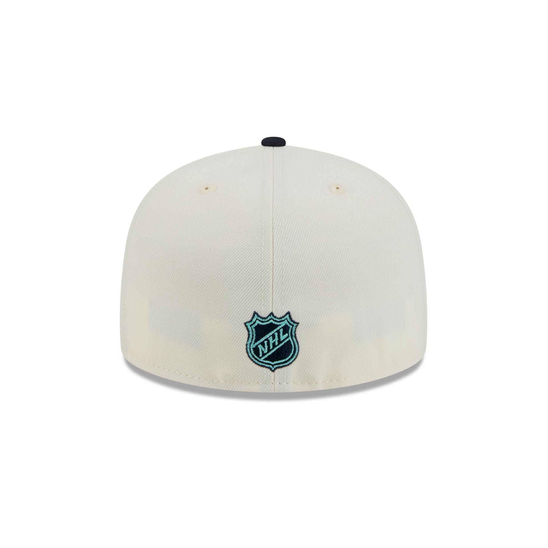 Seattle Kraken Chrome White 59FIFTY Fitted Hat Male Product Image