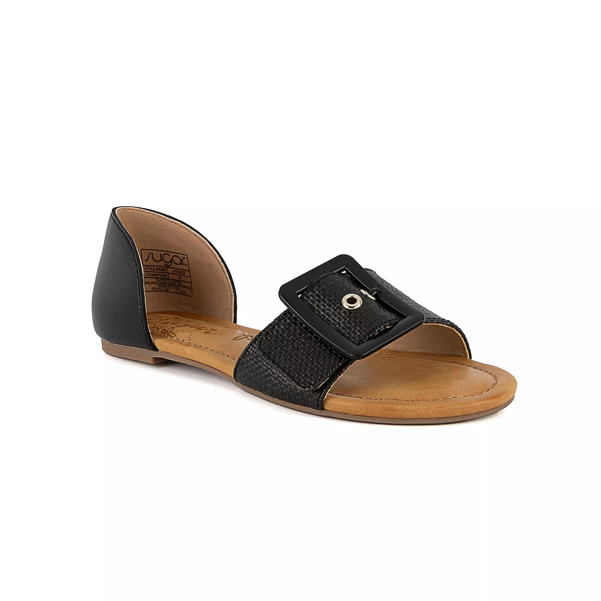 sugar Champion Women's Flat Sandals,  Product Image