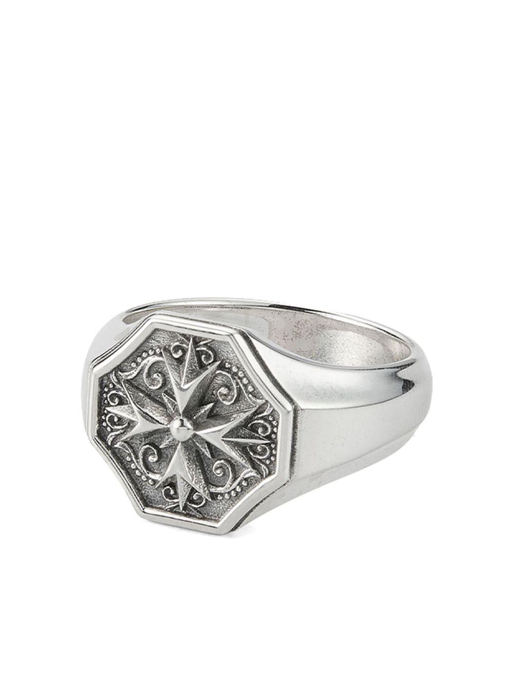 logo-crest signet ring Product Image