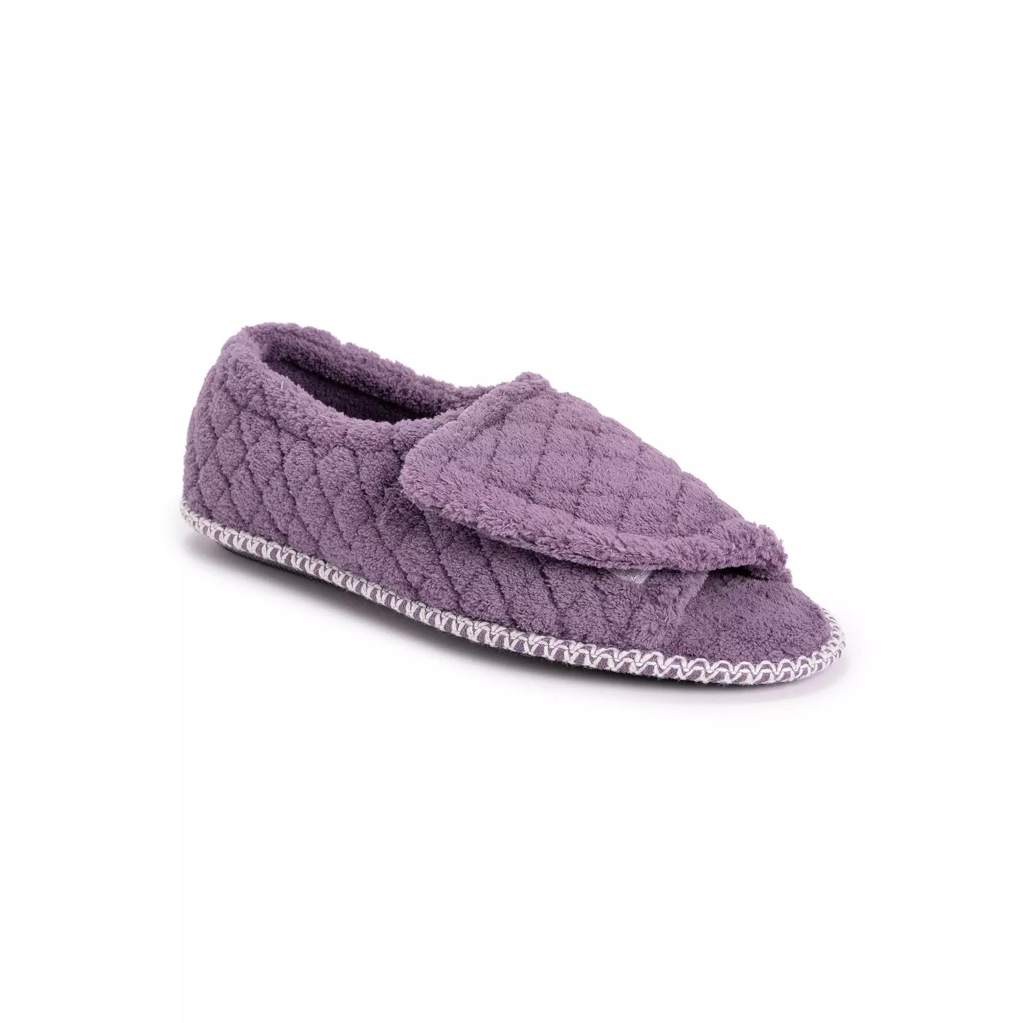 MUK LUKS Women's Peep-Toe Slippers,  Product Image