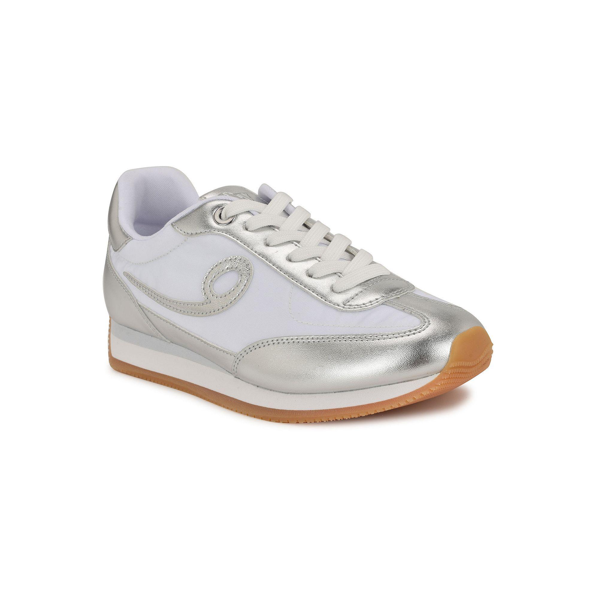 Nine West Fivo Women's Casual Lace-Up Round Toe Sneakers,  Product Image