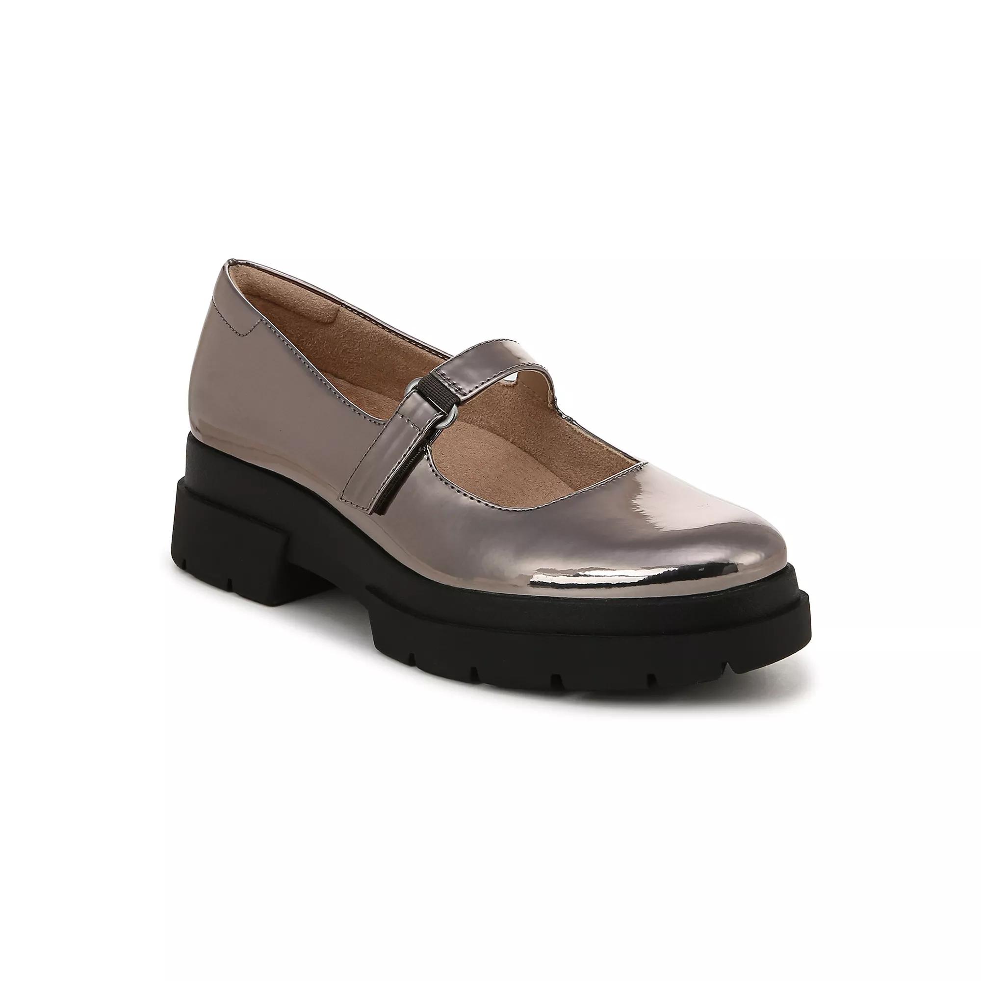 SOUL Naturalizer Olivet Women's Platform Mary Janes, Size: 8.5 Wide, Silver Product Image