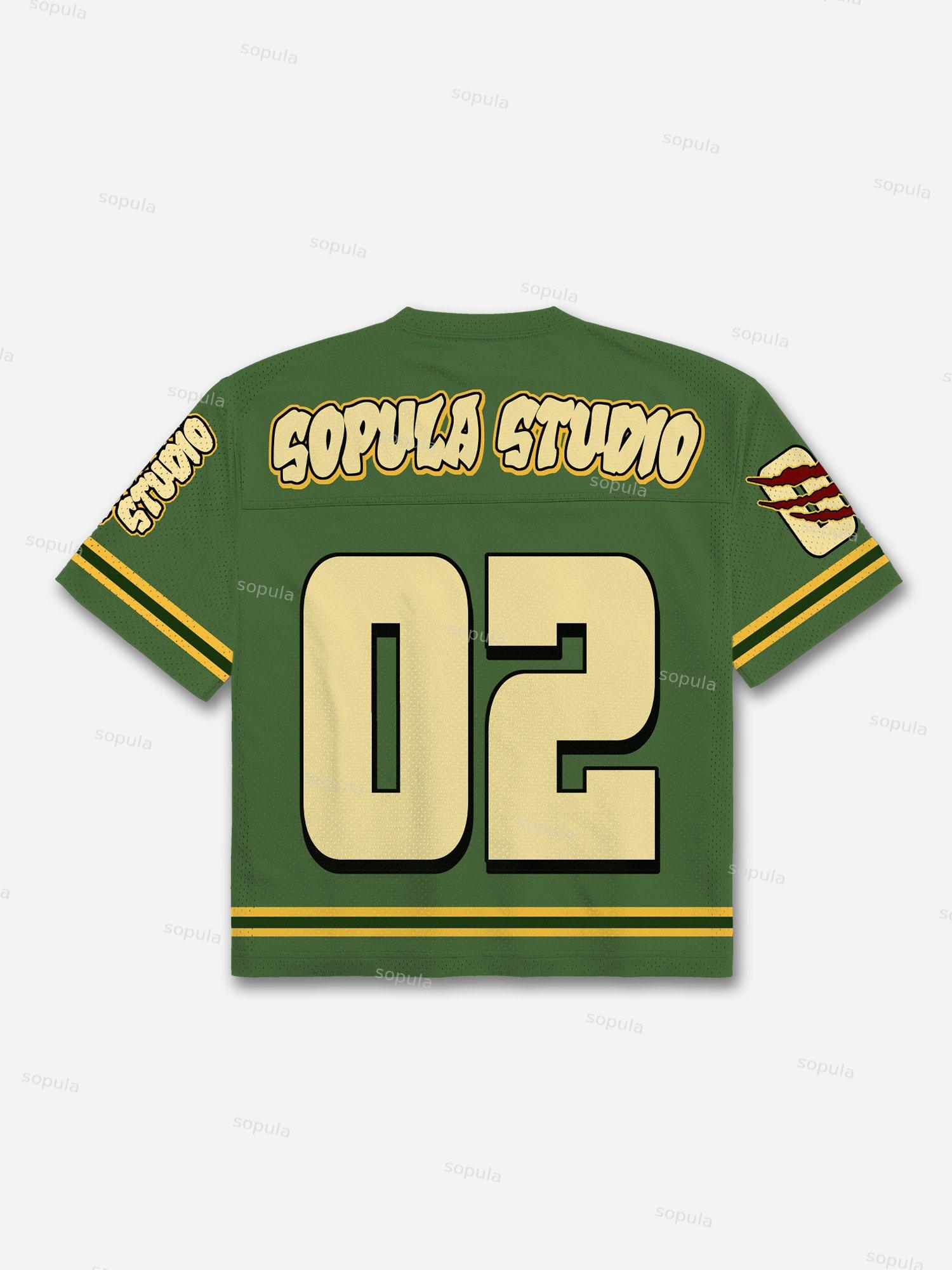 Independence Day Vintage Football Jersey Graphic T-shirt Product Image
