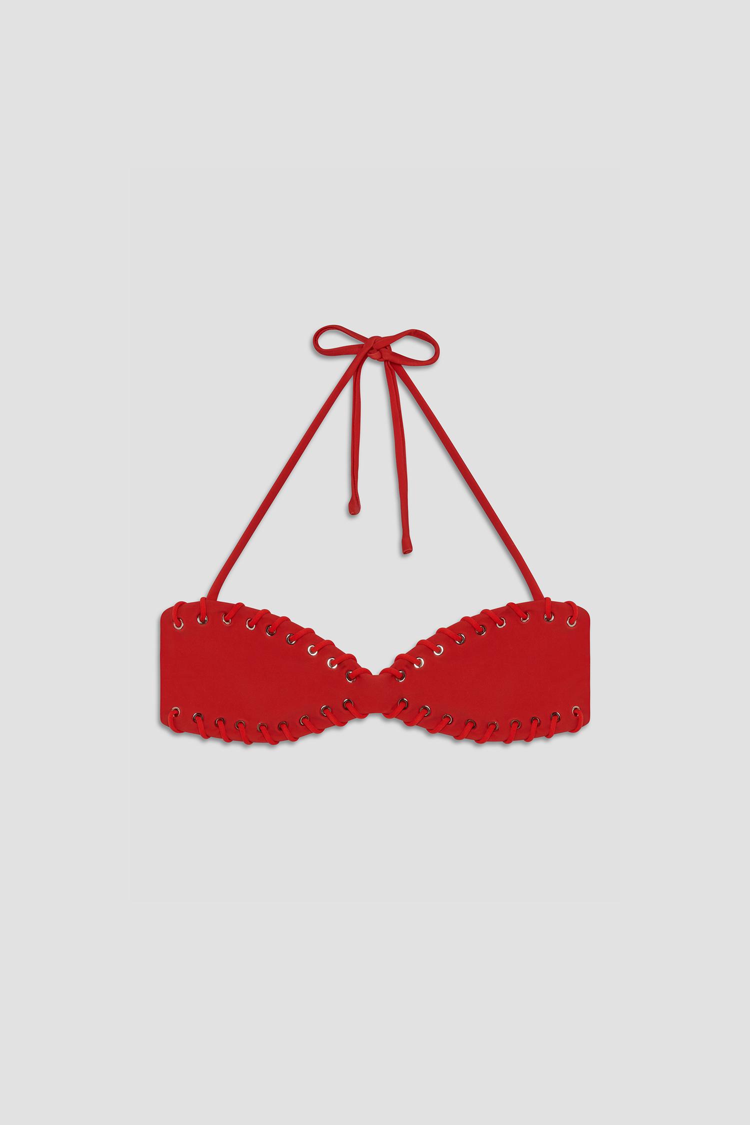 RIO BIKINI TOP - RED Product Image