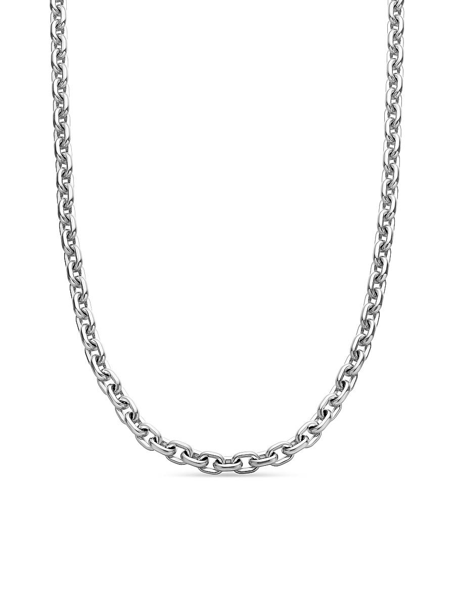 David Yurman Deco Chain Link Necklace in Sterling , 24 Product Image