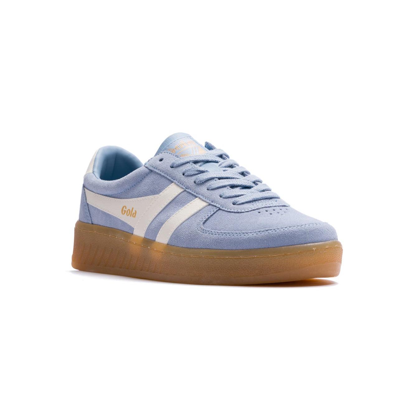 Gola Classics Women's Grandslam Suede Sneakers - Air/Off White/Gum Product Image