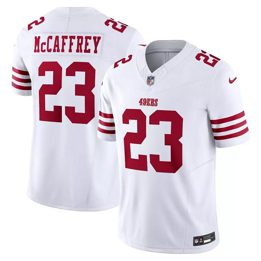 Men's Nike Christian McCaffrey White San Francisco 49ers Vapor F.U.S.E. Limited Jersey,  Product Image