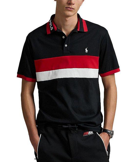 Polo Ralph Lauren Big & Tall Classic Fit RL Racing Striped Soft Cotton Short Sleeve Polo Shirt Product Image