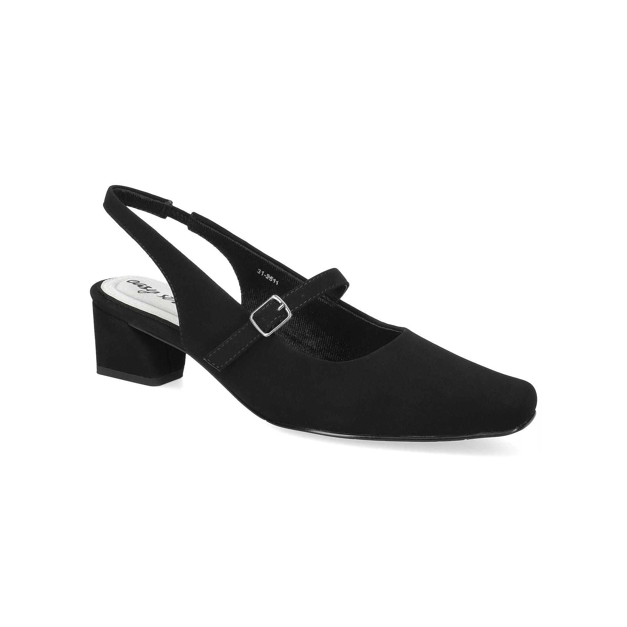 Easy Street Women's Cameo Square Toe Slingback Pumps,  Product Image