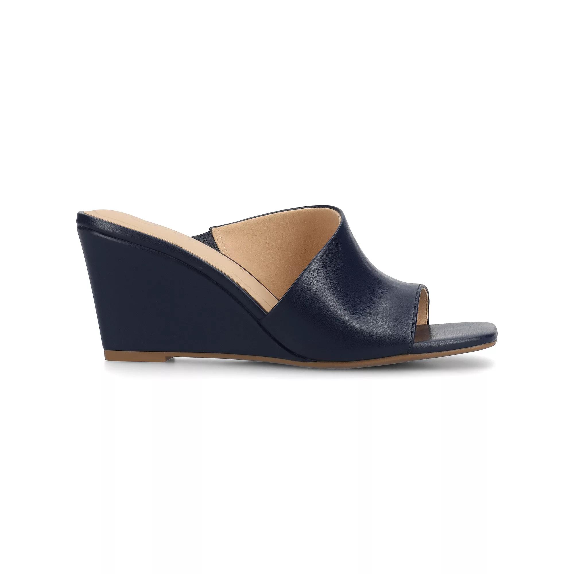 Journee Clementine D'Orsay Women's Wedge Sandals,  Product Image