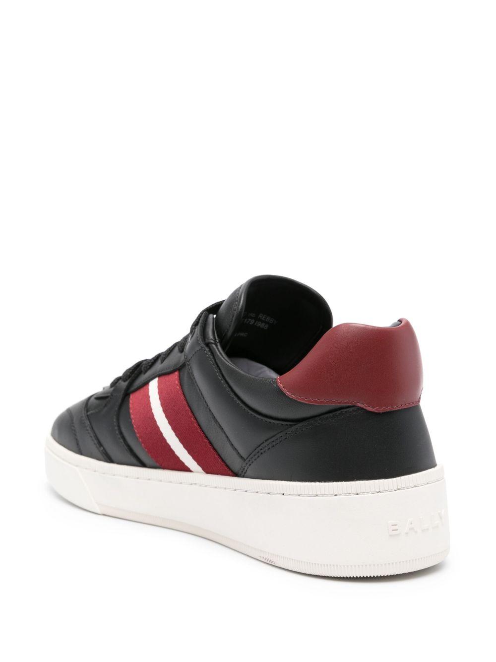 Raise logo-print leather sneakers Product Image