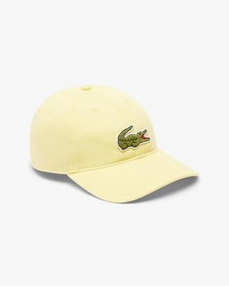 Crocodile Badge Cotton Twill Cap Product Image
