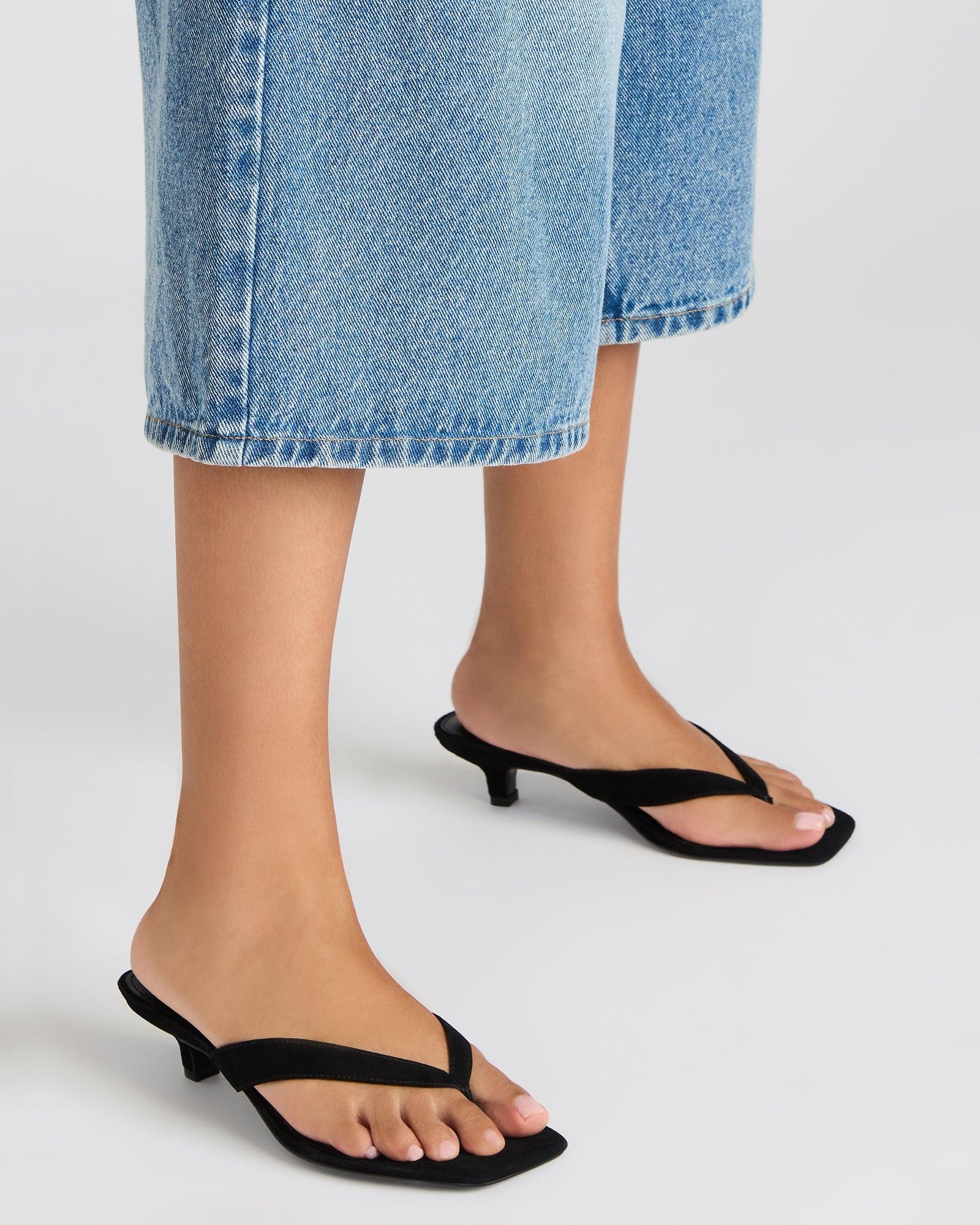 TRACIE BLACK SUEDE Female Product Image