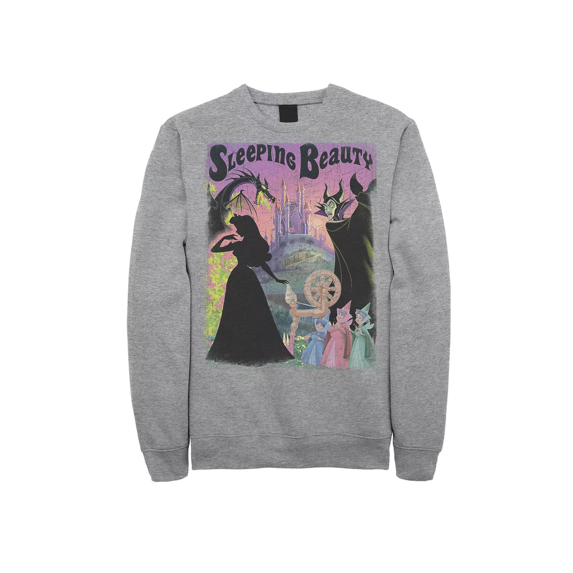 Disney's Sleeping Beauty Aurora Maleficent Men's Poster Sweatshirt,  Product Image