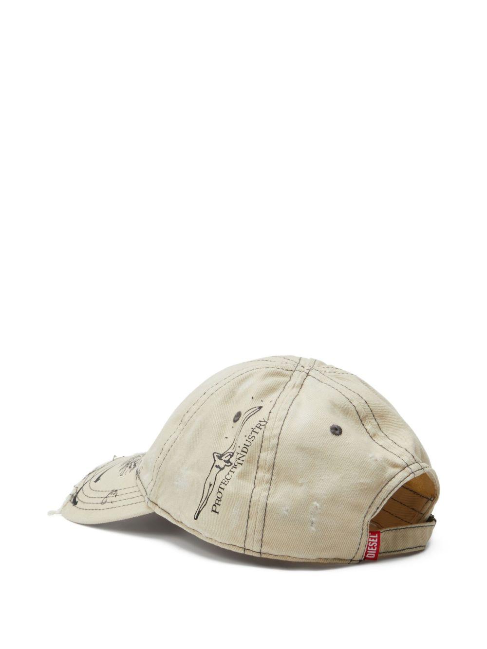 distressed baseball cap Product Image