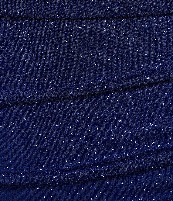 B. Darlin Scoop Neck Bungee Strap Shirred Open Back Bodycon Dress Product Image